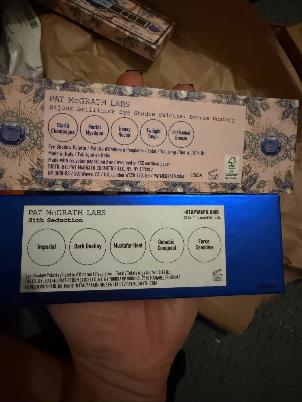 Pat McGrath eyeshadow palette